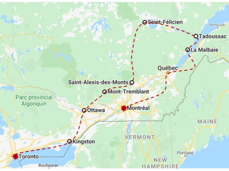 Autotour Quebec et Ontario XL 14 nuits - De Montréal A Toronto