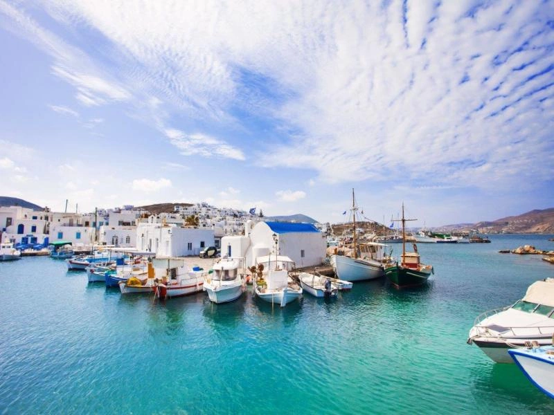 Circuit en liberté les délices des îles grecques d'île en île : Mykonos, Paros, Santorin