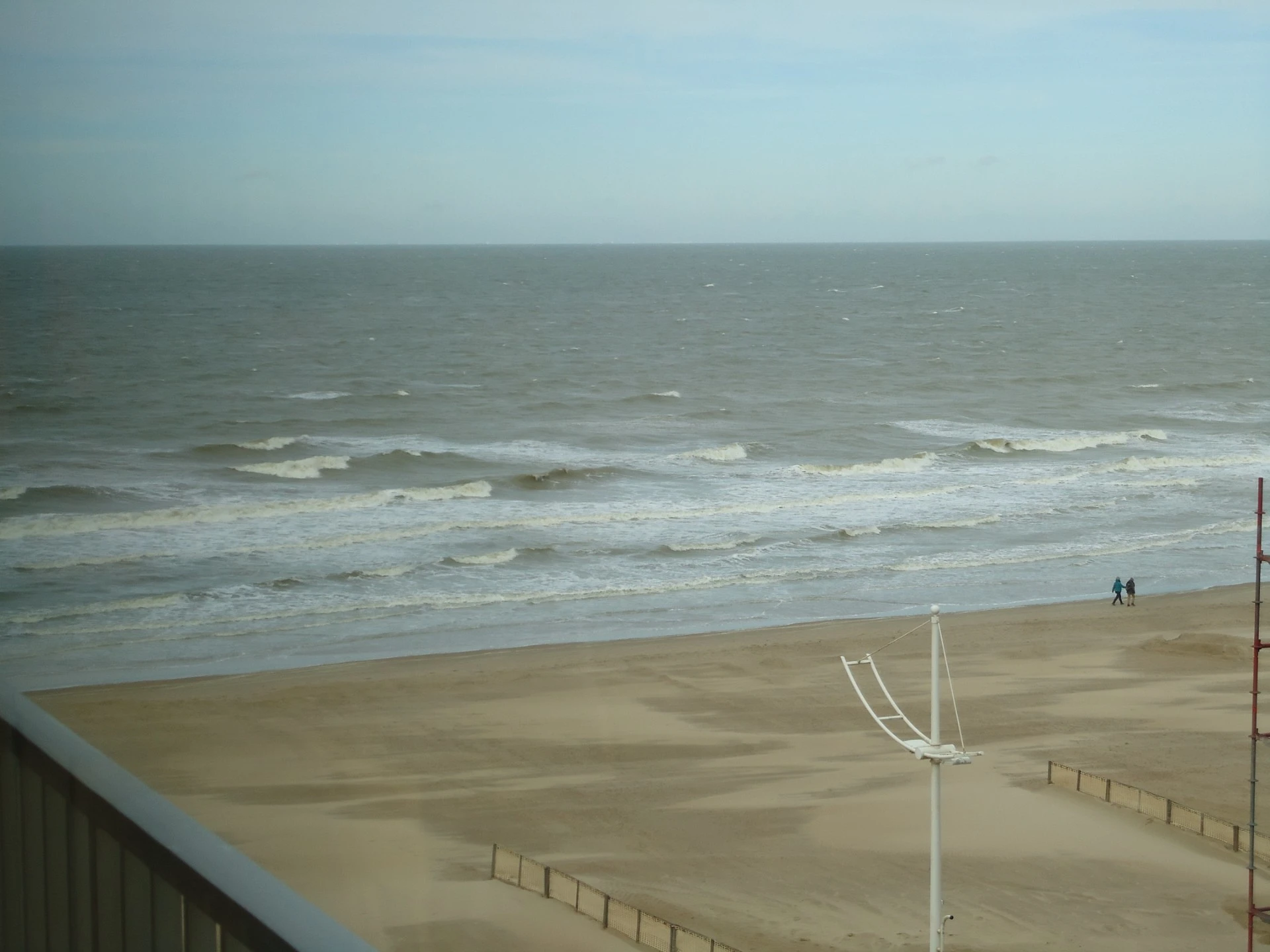 Appartement 1 chambre, vue latérale sur mer à Saint-Idesbald
