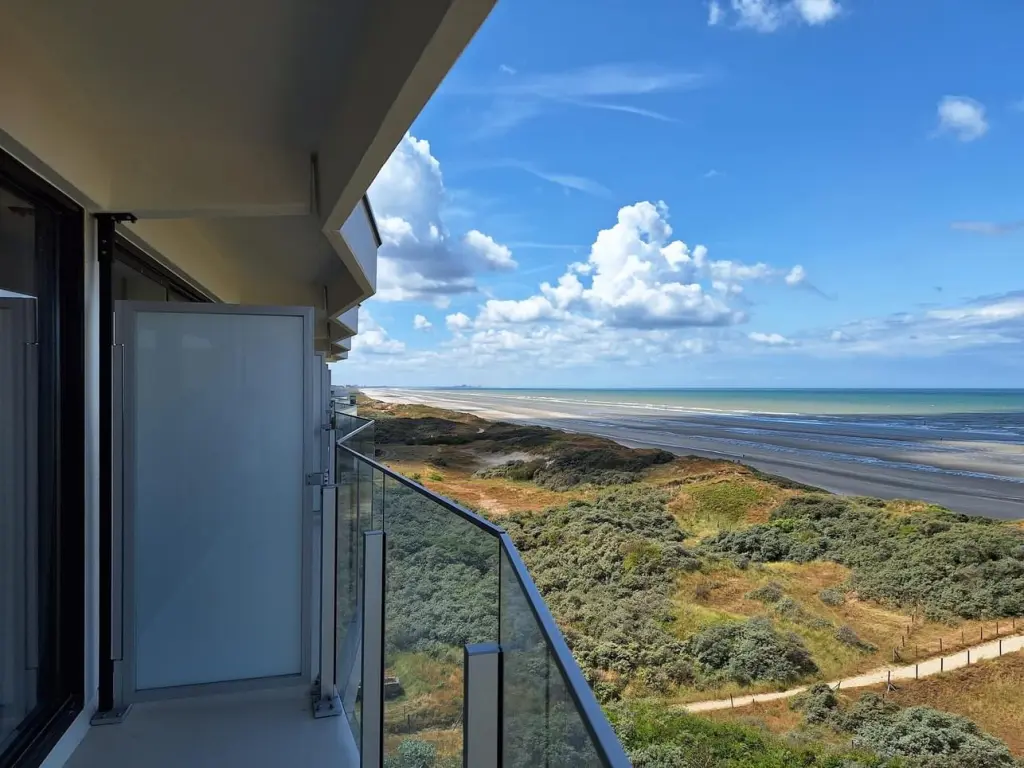 Superbe studio avec vue sur mer dans la réserve à la panne