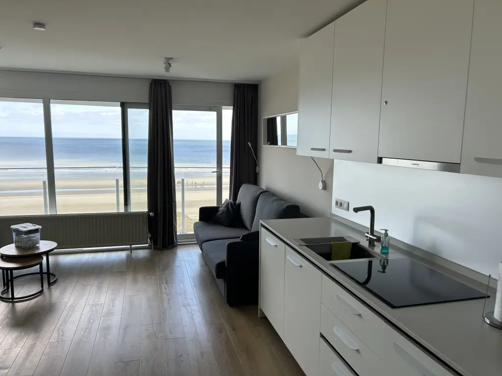 Superbe studio avec vue sur mer dans la réserve à la panne